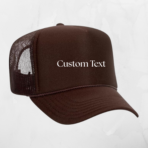 Personalized Text - Trucker Snapback