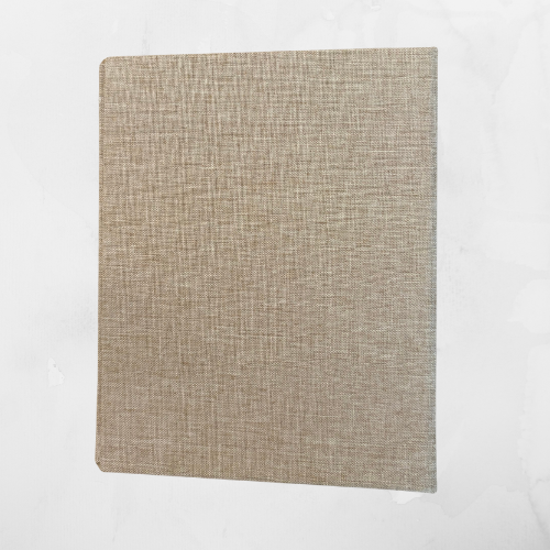 Personalized Card Album with Embroidered Front Cover