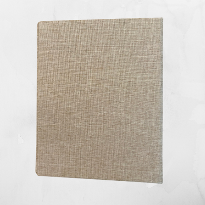 Personalized Card Album with Embroidered Front Cover