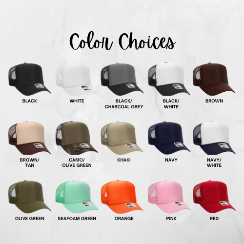 Personalized Text - Trucker Snapback