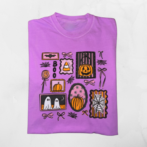Halloween Hanging Picture Collage