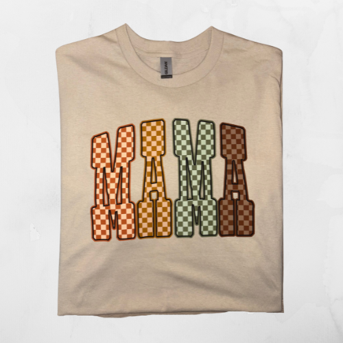 MAMA Retro Checkered Pattern