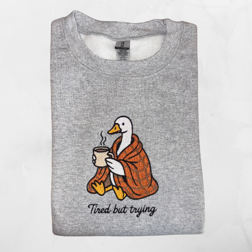 "Tired but trying" Goose